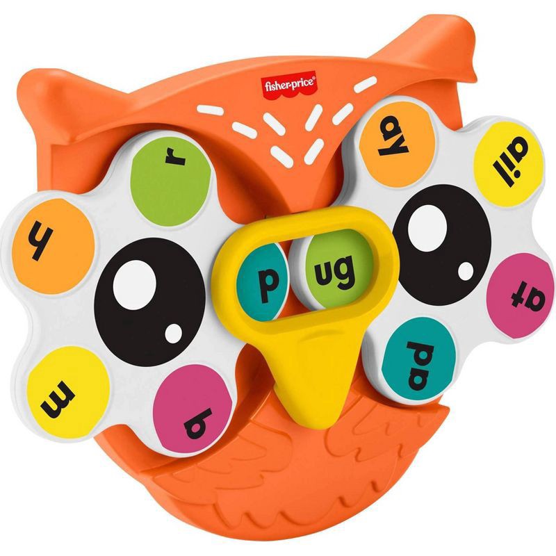 slide 1 of 6, Fisher-Price Rhymin Owl Word Spinner, 1 ct