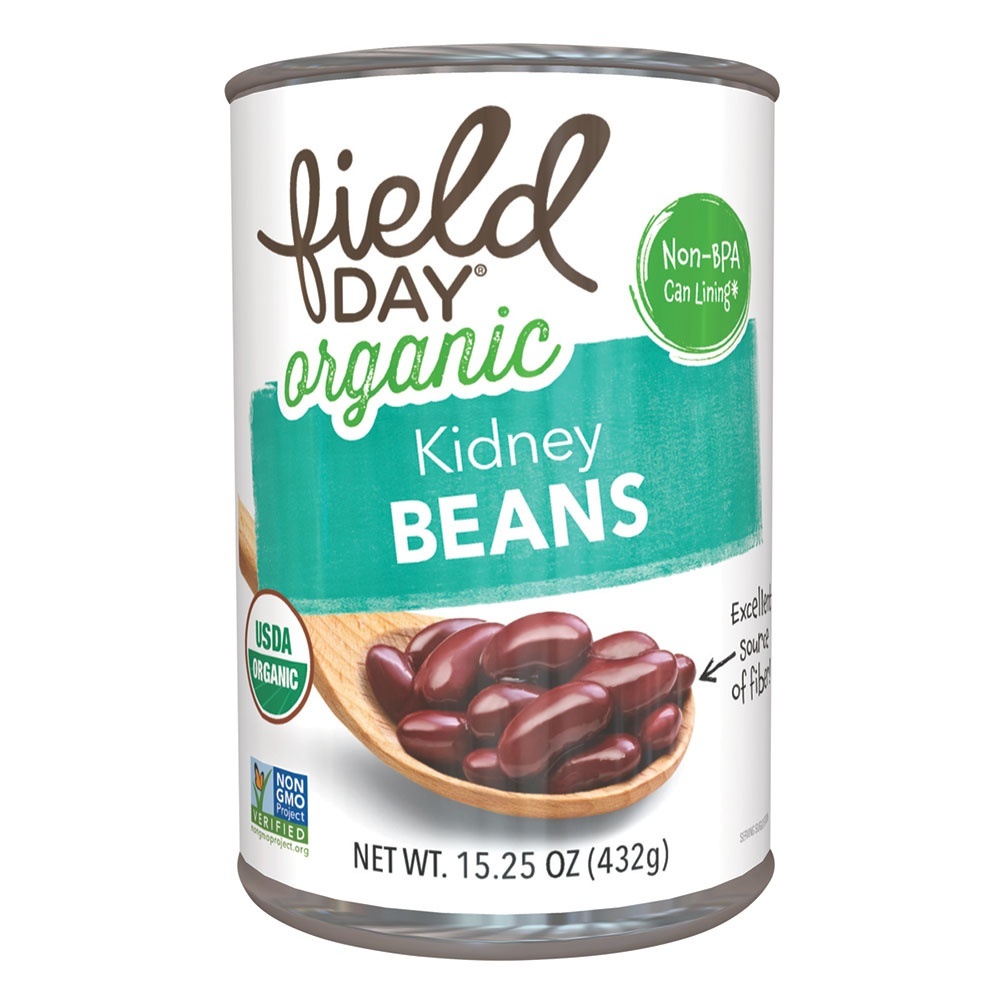 slide 1 of 1, Field Day Organic Kidney Beans, 15.25 oz