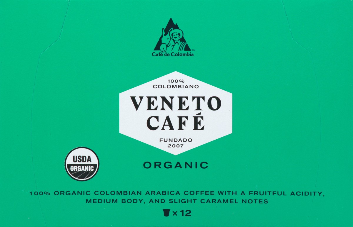 slide 8 of 11, Veneto Cafe Organic Cups Colombian Coffee 12 ea, 12 ct