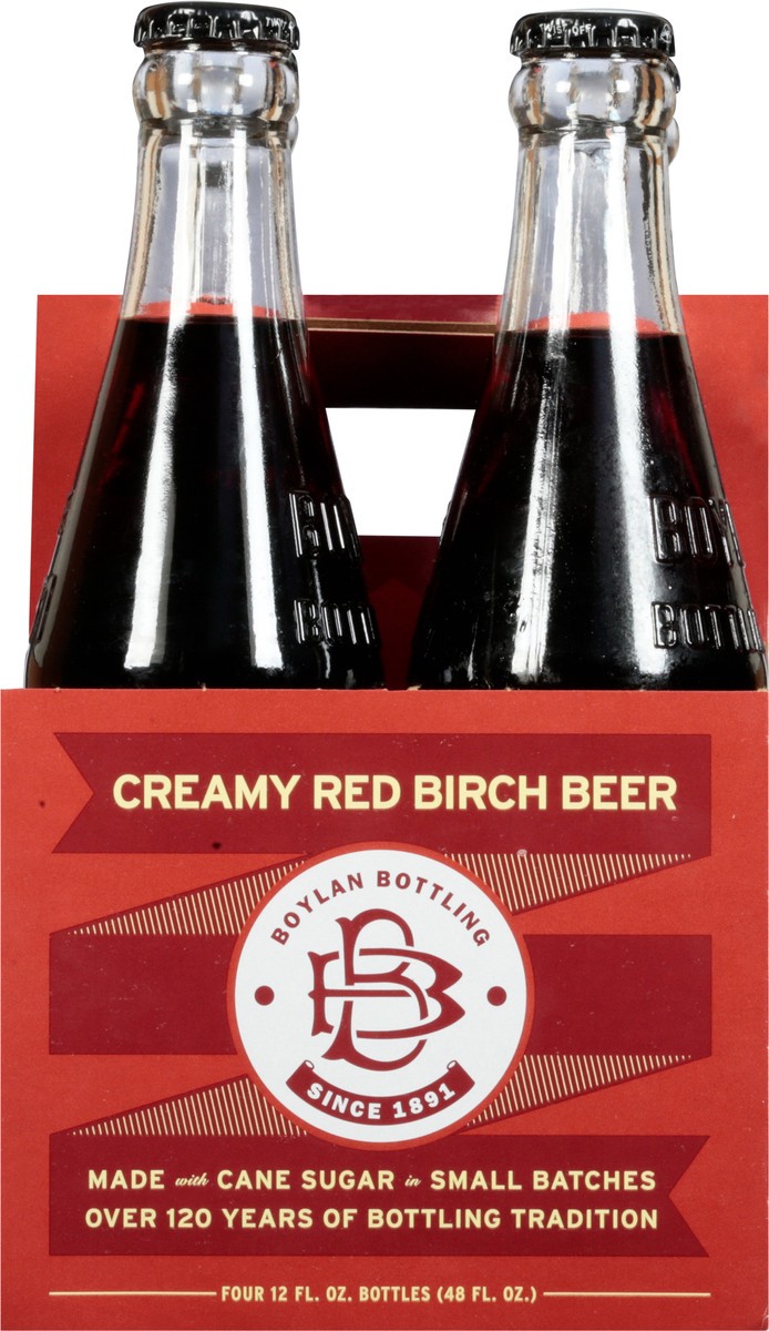 slide 6 of 12, Boylan Bottling Red Birch Creme Beer - 4 ct, 4 ct