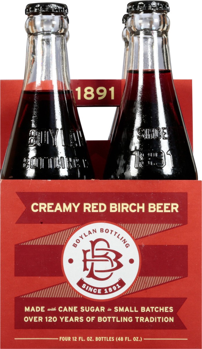 slide 3 of 12, Boylan Bottling Red Birch Creme Beer - 4 ct, 4 ct