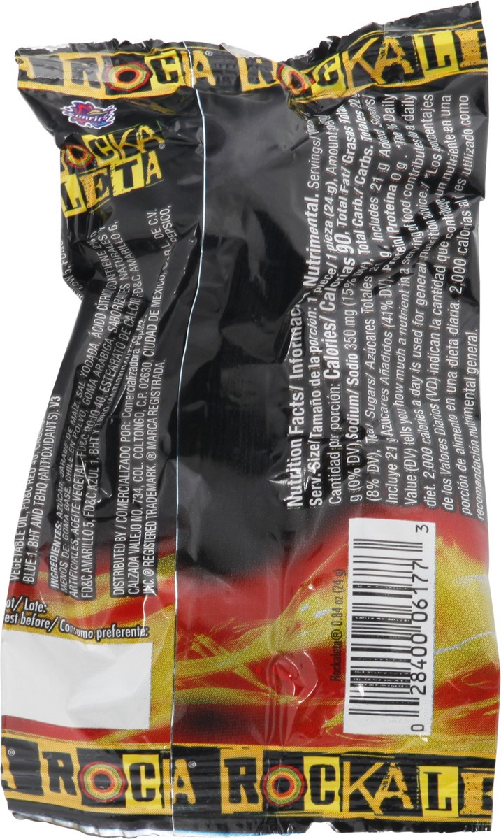 slide 2 of 13, Rocka Leta 4 Layers Chili & Gum Center Lollipop 0.84 oz Bag, 0.84 oz