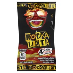 Rocka Leta 4 Layers Chili & Gum Center Lollipop 0.84 oz Bag