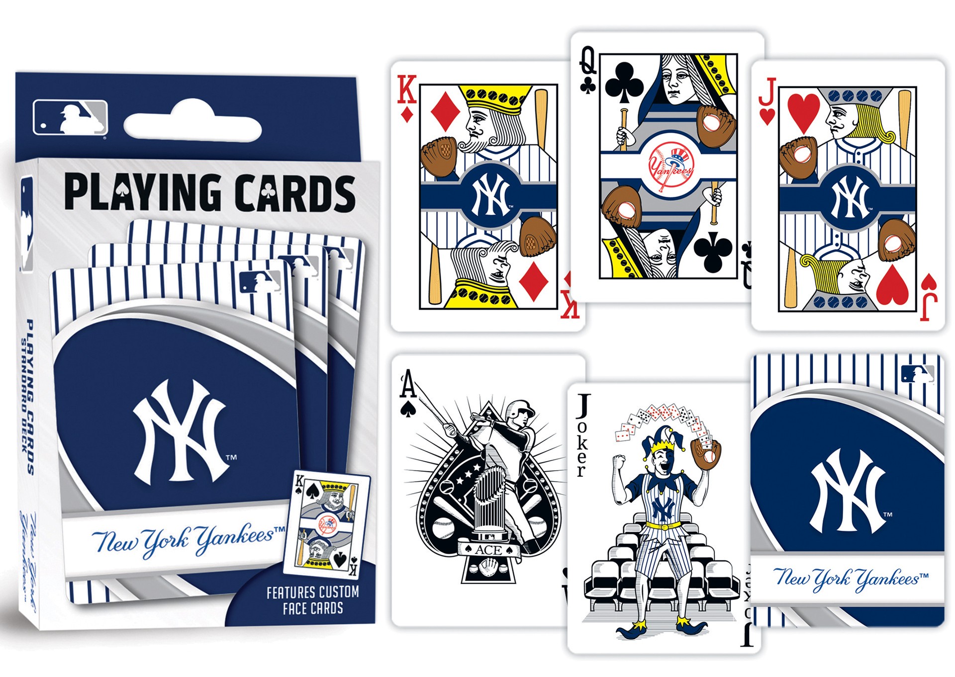 slide 4 of 4, MLB New York Yankees Playing Cards, 1 ct