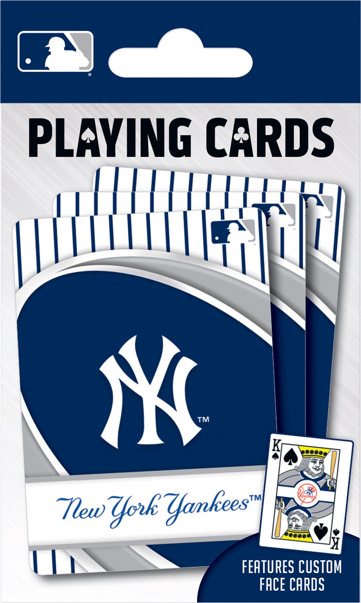 slide 1 of 4, MLB New York Yankees Playing Cards, 1 ct