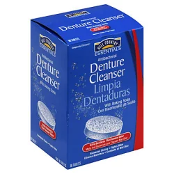 Hill Country Fare Antibacterial Denture Cleanser With Baking Soda Tablets