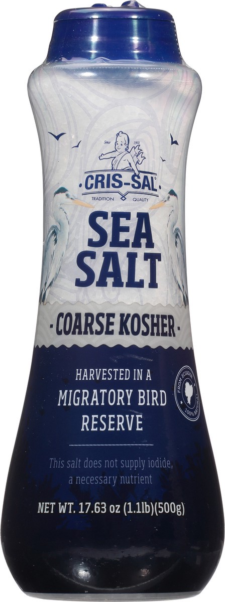 slide 5 of 9, Cris-Sal Coarse Kosher Sea Salt - 17.63 oz, 17.63 oz