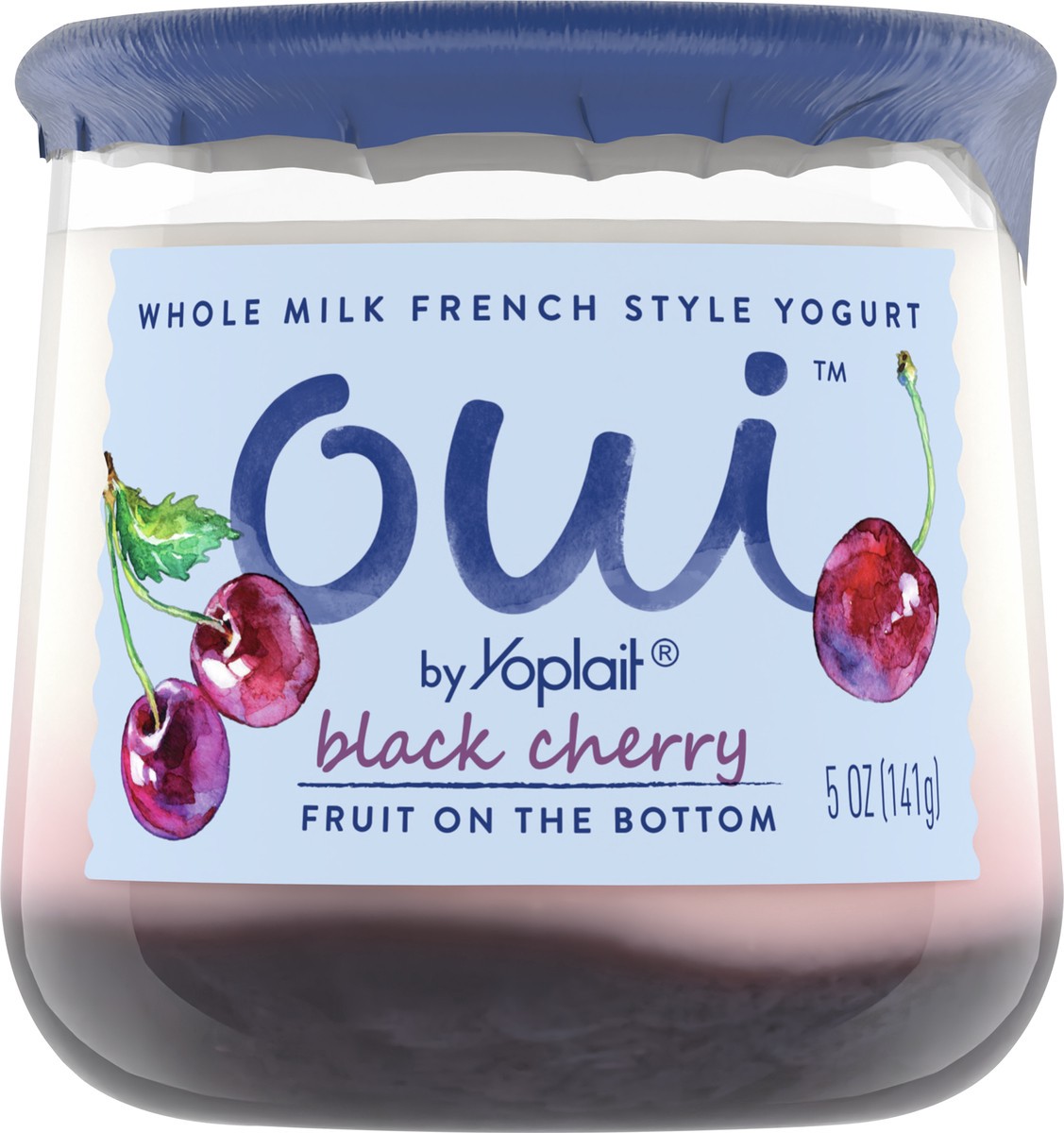 slide 6 of 9, Oui by Yoplait Black Cherry Flavored French Style Yogurt - 5oz, 5 oz