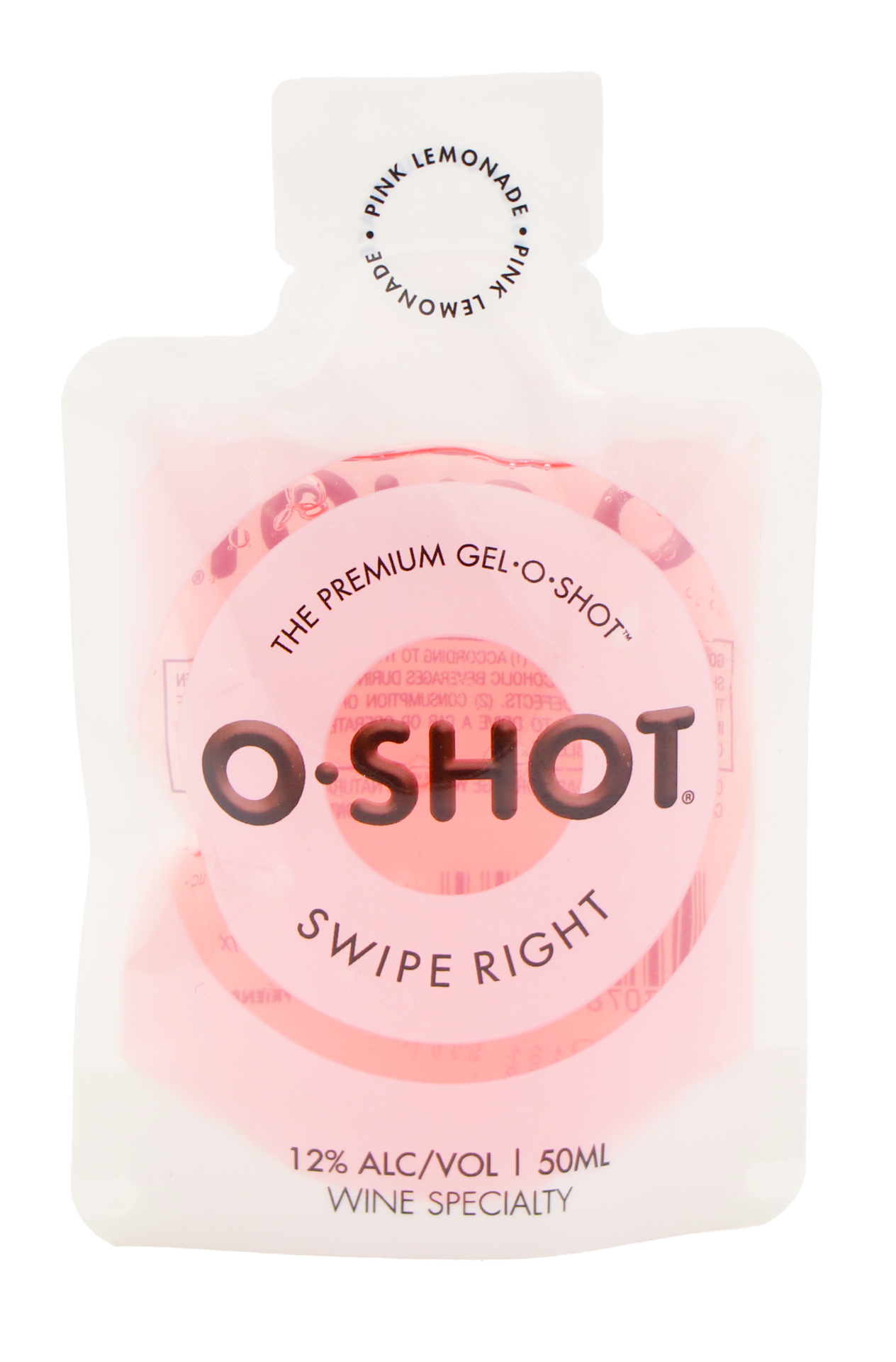 slide 1 of 1, O-Shot Swipe Right Pink Lemonade, 50 ml