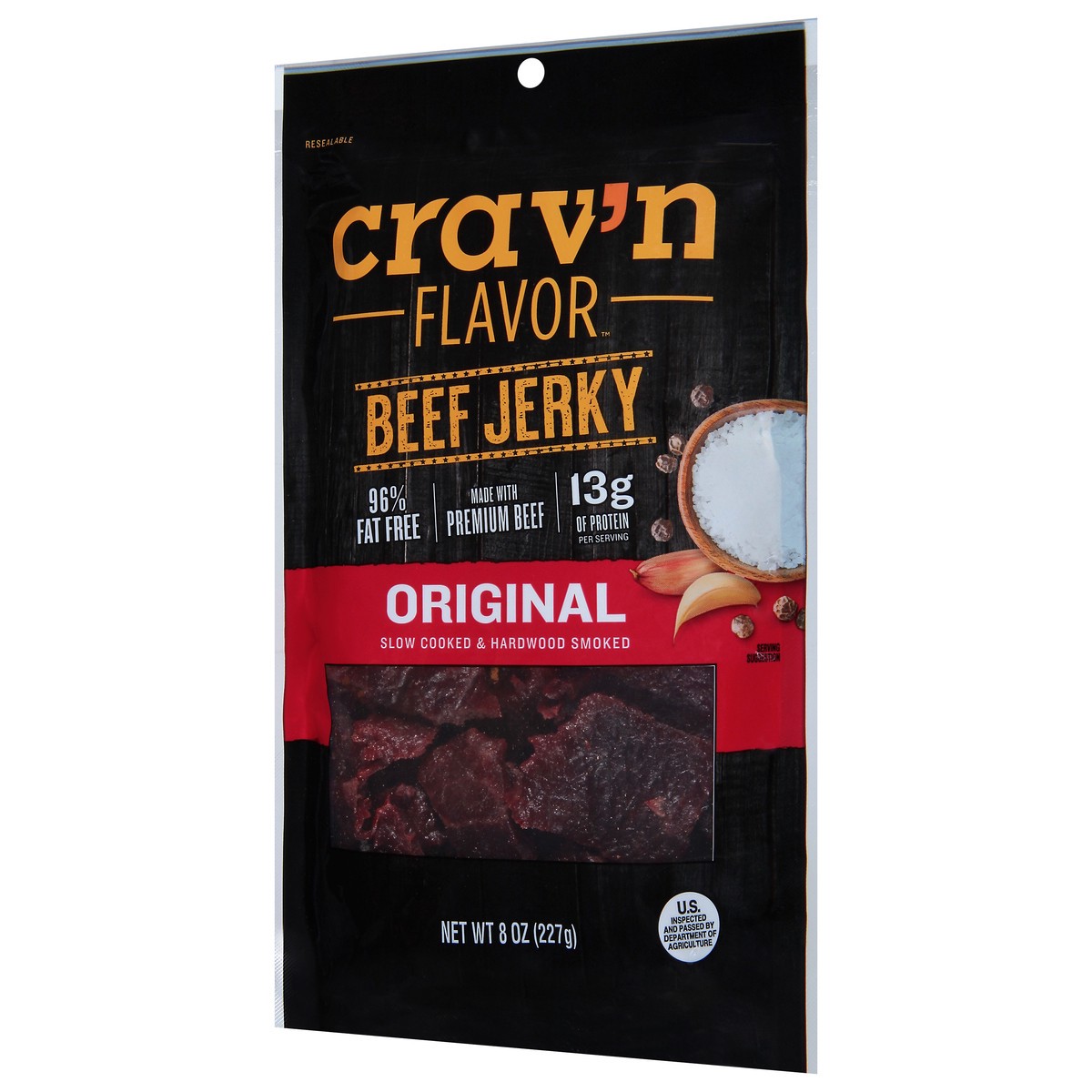 slide 6 of 14, Crav'n Flavor Original Beef Jerky - 8 oz, 8 oz