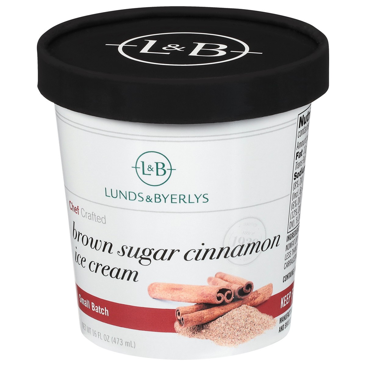 slide 2 of 4, Lunds & Byerlys Small Batch Brown Sugar Cinnamon Ice Cream 16 fl oz, 16 fl oz