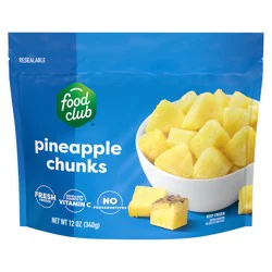 Food Club Unsweetened Pineapple Chunks