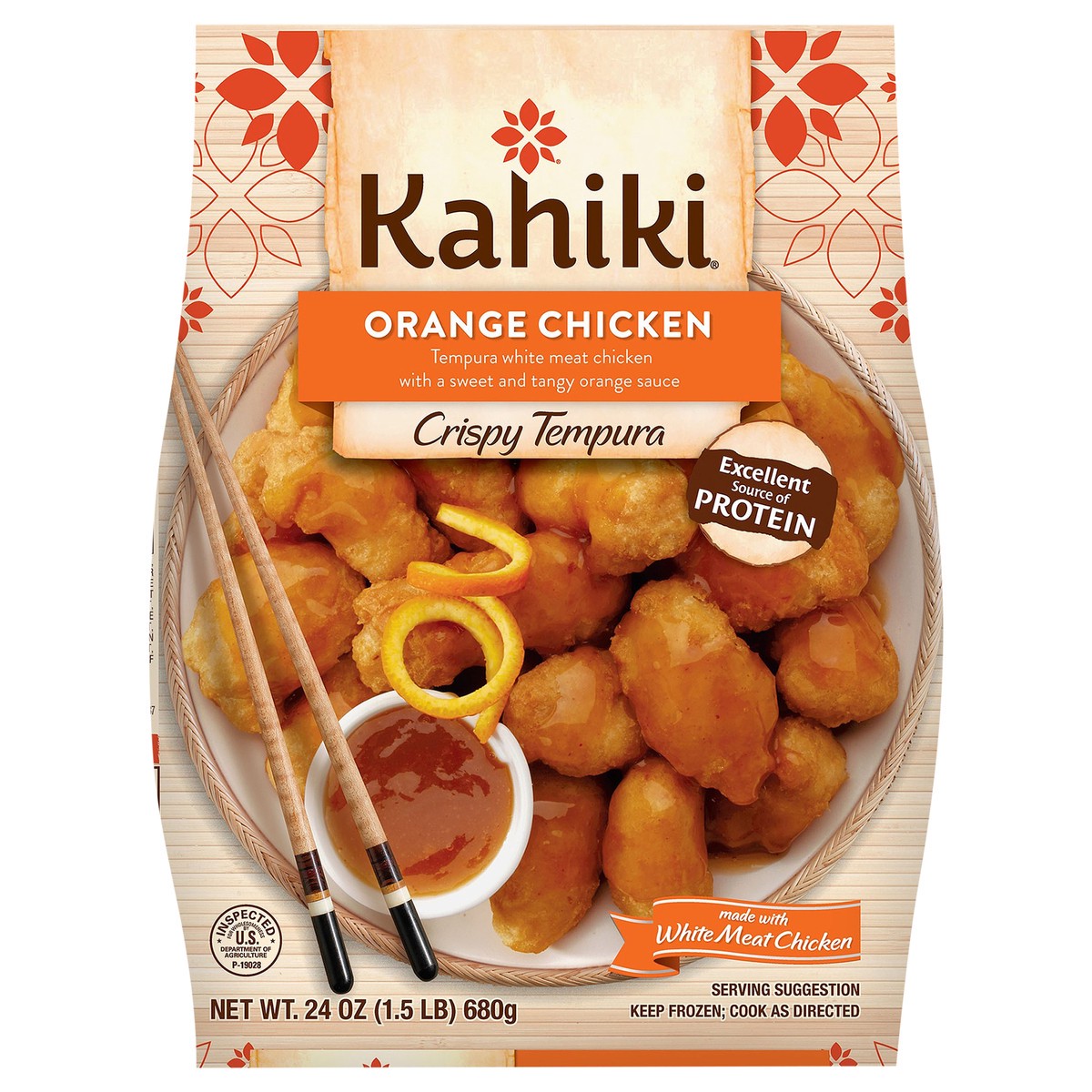 slide 1 of 2, Kahiki Orange Chicken Crispy Tempura 24 oz, 24 oz