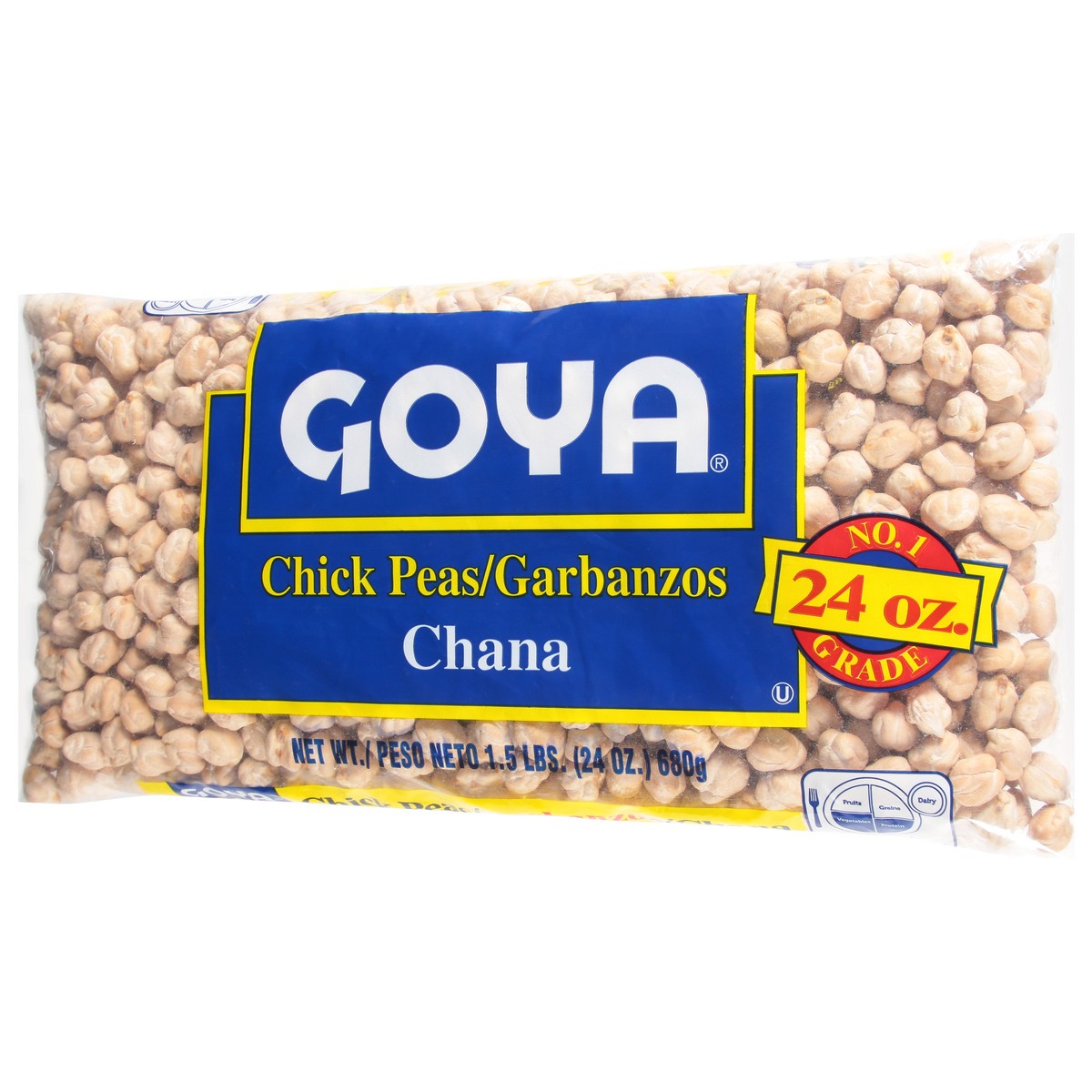 slide 7 of 9, Goya Chana Chick Peas 24 oz, 24 oz