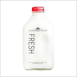 Oakridge Milk Oakridge Dairy Whole Milk Glass Bottle