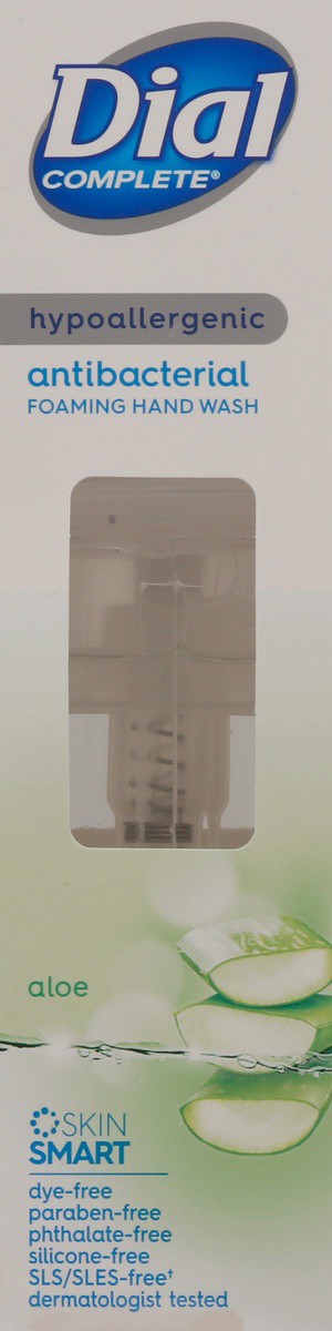 slide 9 of 9, Dial Antibacterial & Sensitive Foaming Aloe Scent Hand Wash + Aloe 7.5 fl oz, 7.5 fl oz