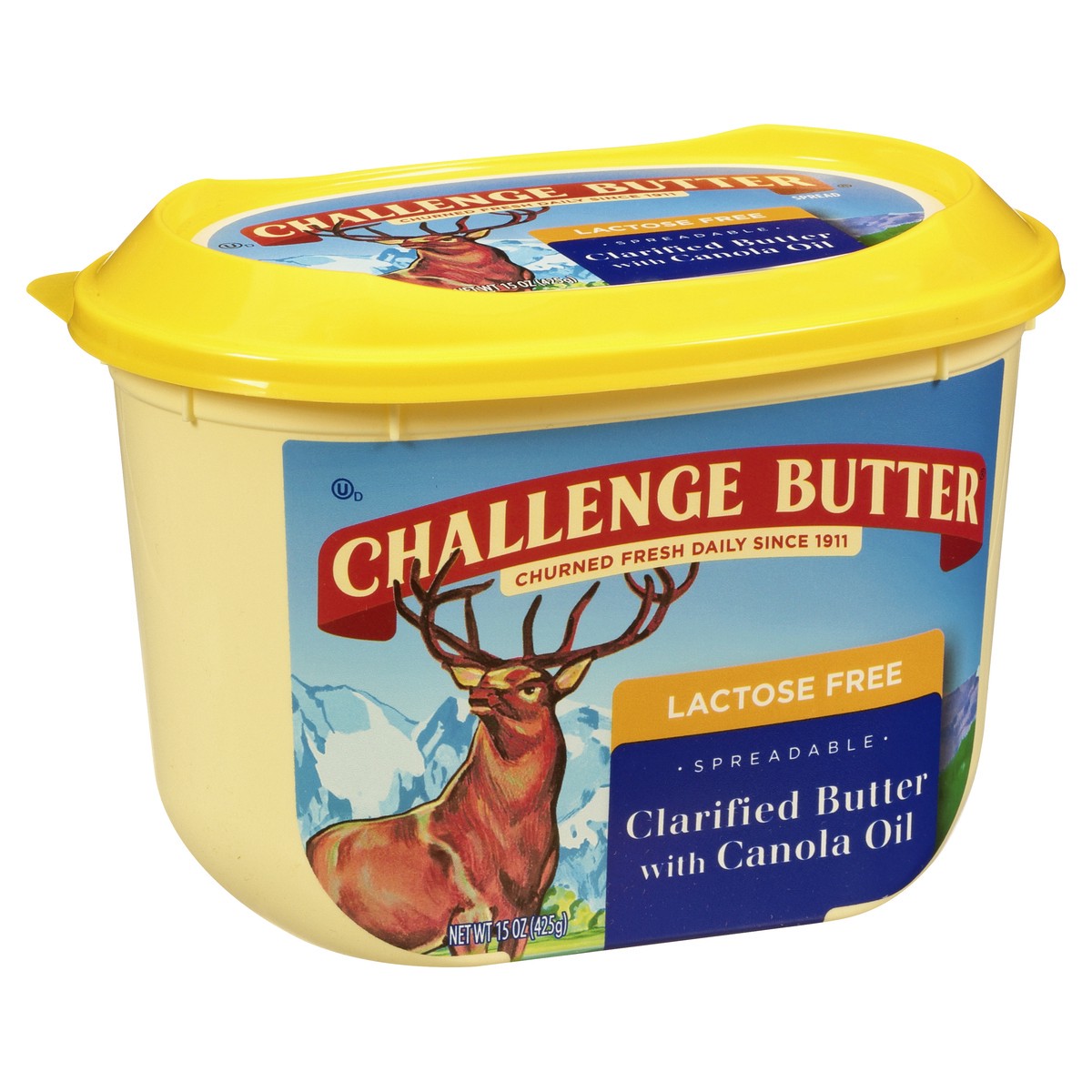 slide 11 of 13, Challenge Dairy Lactose Free Spreadable With Canola Oil Clarified Butter 15 oz, 15 oz