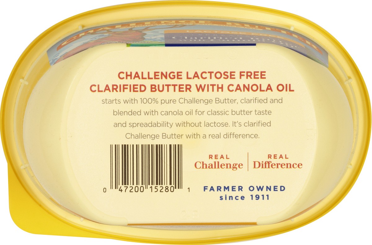 slide 7 of 13, Challenge Dairy Lactose Free Spreadable With Canola Oil Clarified Butter 15 oz, 15 oz