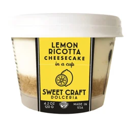 Sweet Craft Lemon Ricotta Cheesecake Cup