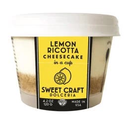 Sweet Craft Lemon Ricotta Cheesecake Cup