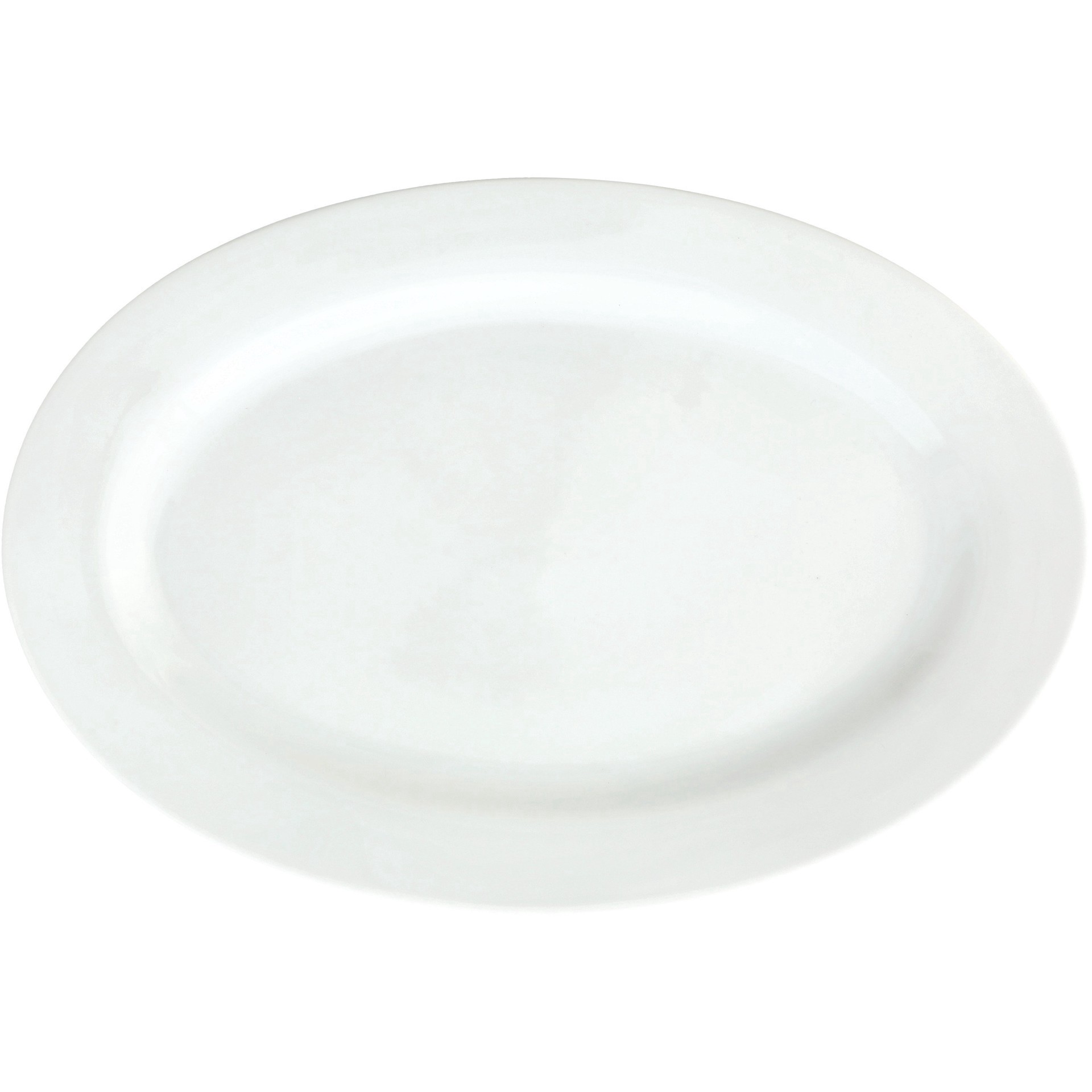 slide 1 of 1, our goods Oval Porcelain Platter - White, 15.7ftft