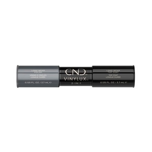 slide 1 of 1, Cnd Vinylux 2 In 1 Long Wear Nail Polish, Asphalt, 0.125 oz