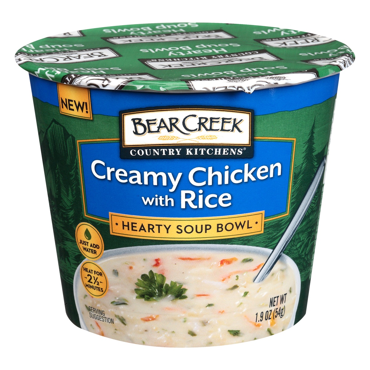 slide 1 of 1, Bear Creek Country Kitchens Creamy Chicken with Rice Soup, 1.9 oz