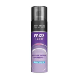 John Frieda Moisture Barrier Firm Hold Hairspray, Anti Frizz Hair Straightenener - 12oz