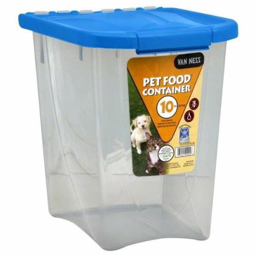 slide 1 of 2, Van Ness Pet Food Dispenser, 10 lb