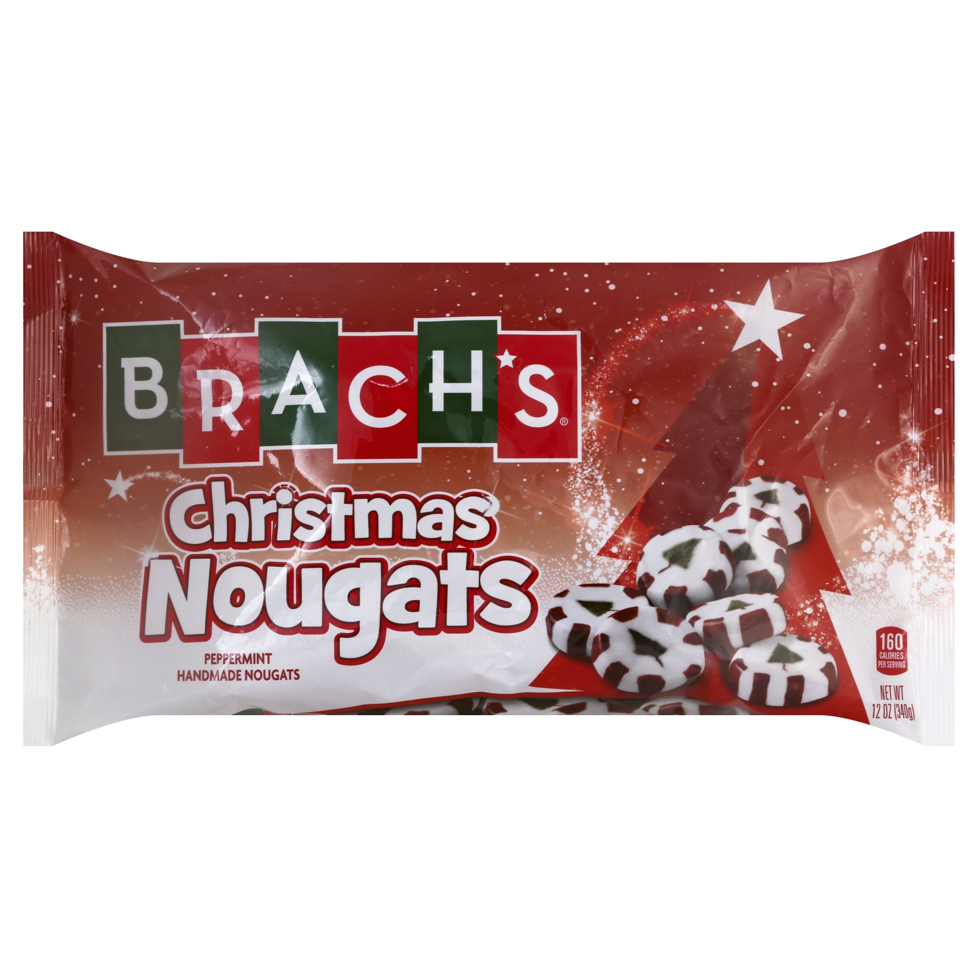 slide 1 of 2, Brach's Holiday Nougats Peppermint Candy, 13 oz