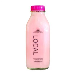 Oakridge Dairy Strawberry Milk Glass Bottle