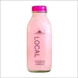 Oakridge Dairy Strawberry Milk Glass Bottle