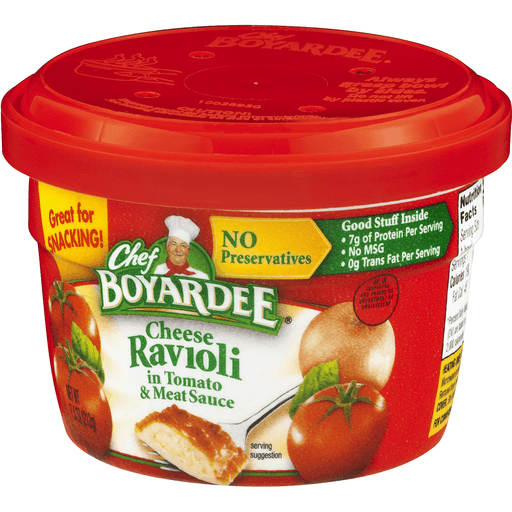 slide 3 of 9, Chef Boyardee Cheese Ravioli in Tomato & Meat Sauce, 7.5 oz