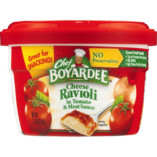 slide 4 of 9, Chef Boyardee Cheese Ravioli in Tomato & Meat Sauce, 7.5 oz