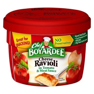 slide 1 of 9, Chef Boyardee Cheese Ravioli in Tomato & Meat Sauce, 7.5 oz