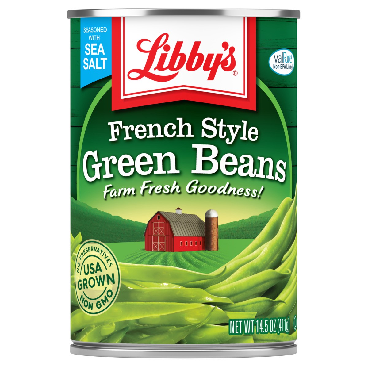 slide 2 of 3, Libby's Green Beans, 14.5 oz