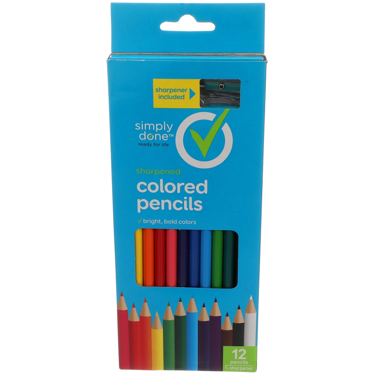 Colored Pencils with Sharpener