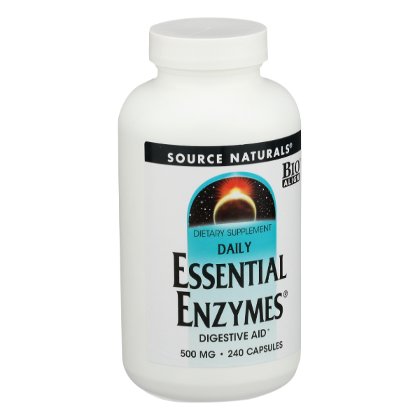 slide 1 of 1, Source Naturals Daily Essential Enzymes, 240 ct