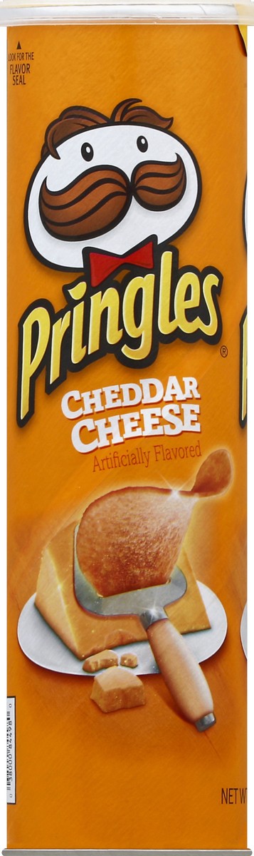 slide 3 of 6, Pringles Cheddar Cheese Potato Crisps, 5.96 oz