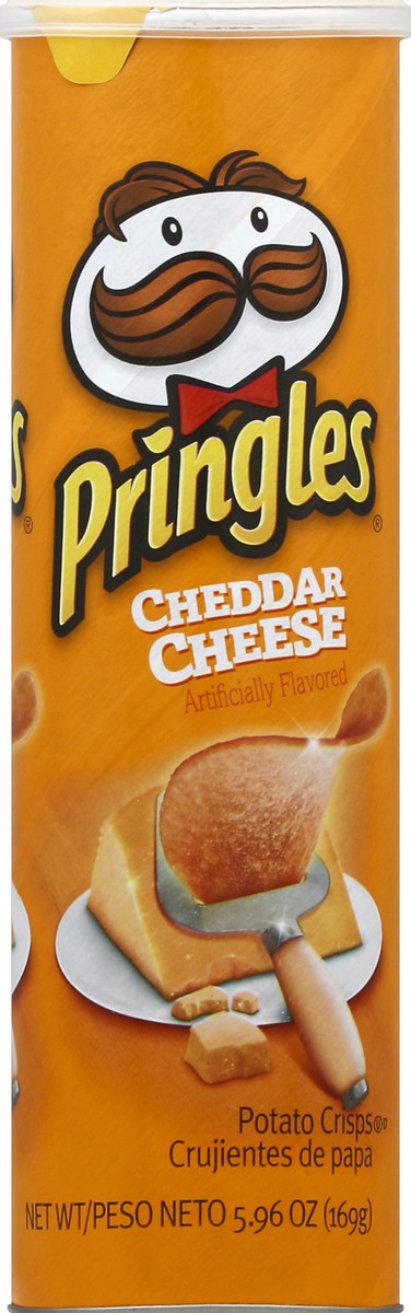 slide 5 of 6, Pringles Cheddar Cheese Potato Crisps, 5.96 oz