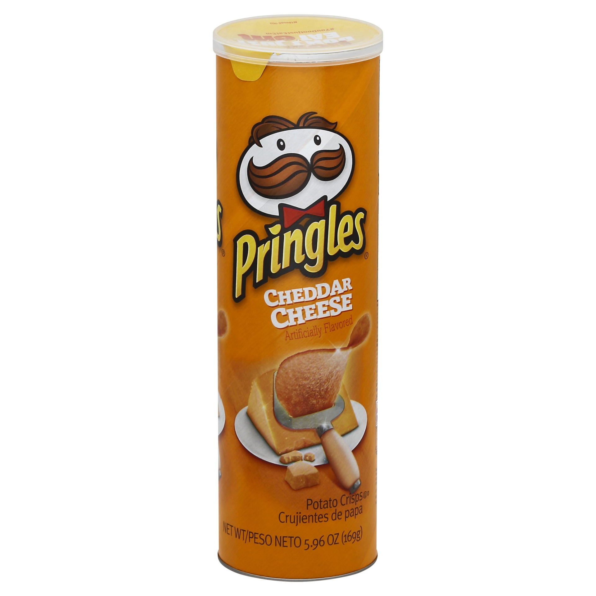 slide 1 of 6, Pringles Cheddar Cheese Potato Crisps, 5.96 oz