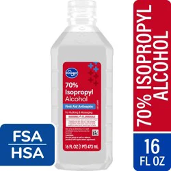 Kroger 70% Isopropyl Alcohol First Aid Antiseptic, 16 fl oz
