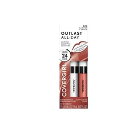 Covergirl Outlast All-Day Lip Color With Topcoat, Canyon 626, 1.9g 0.06 oz/ 2.3ml 0.07 fl oz