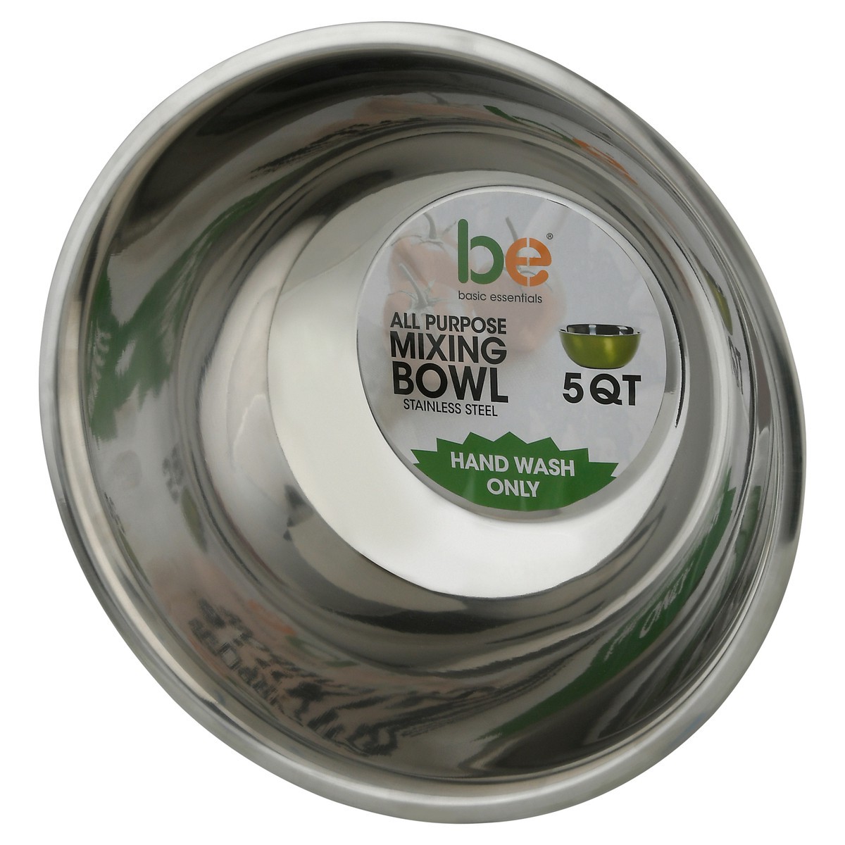 slide 3 of 10, Basic Essentials Tabletops Unlimited Stainless Steel Mixing Bowl - Green, 5 qt