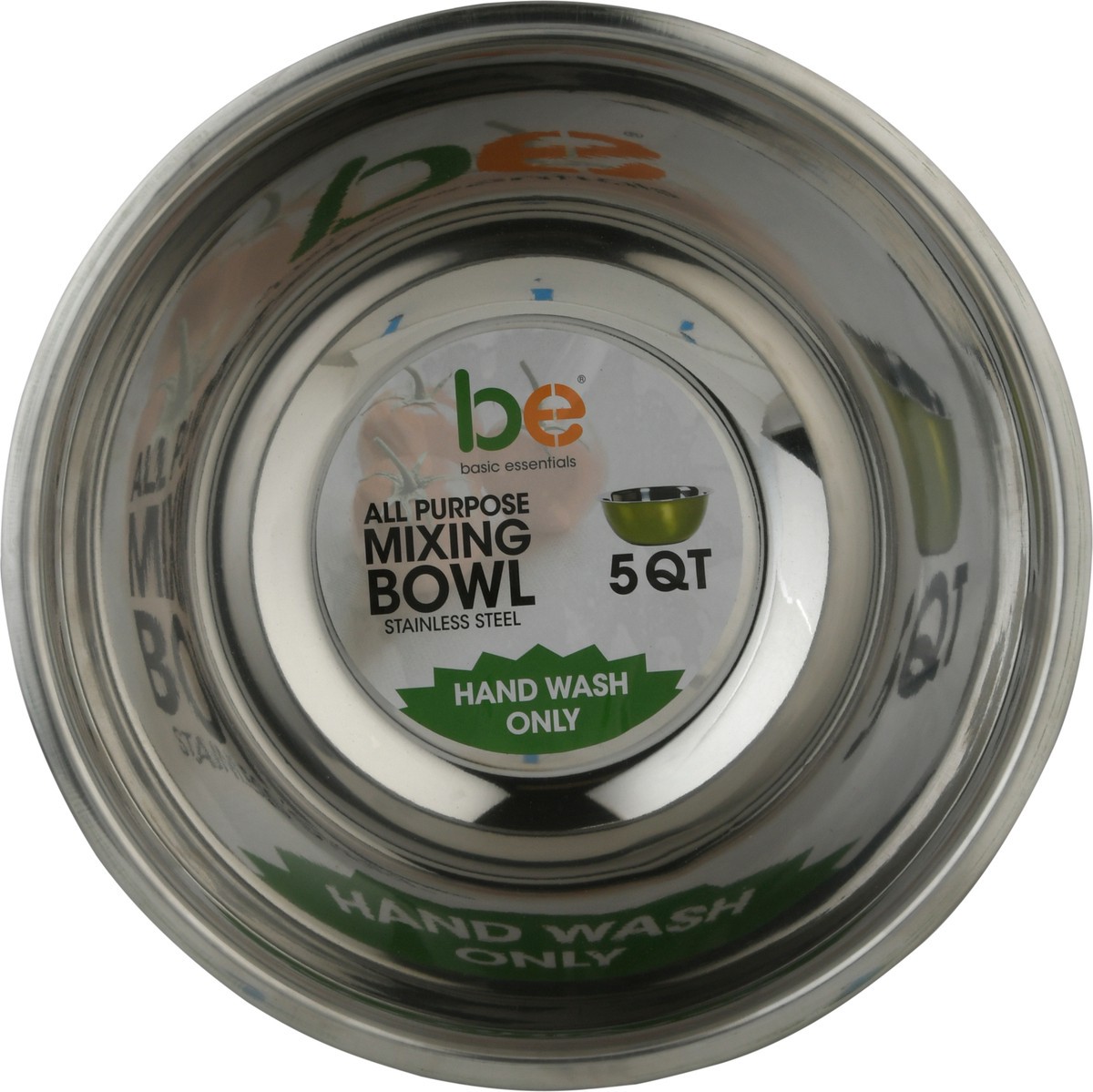 slide 1 of 10, Basic Essentials Tabletops Unlimited Stainless Steel Mixing Bowl - Green, 5 qt