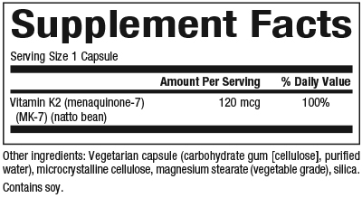 slide 2 of 2, Natural Factors Vitamin K2, 60 ct