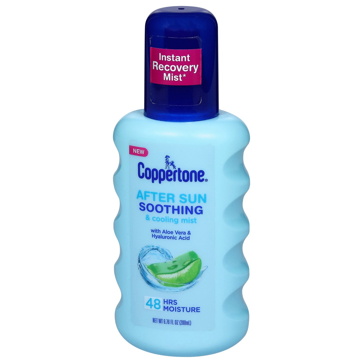 slide 4 of 4, Coppertone After Sun Soothing & Cooling Mist with Aloe Vera & Hyaluronic Acid 6.76 fl oz, 6.76 fl oz