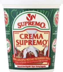 Supremo Sour Cream 15 oz
