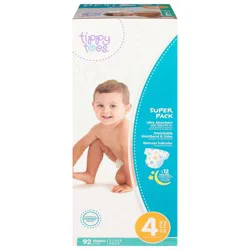 Tippy Toes Diapers Super Club Pack Size 4
