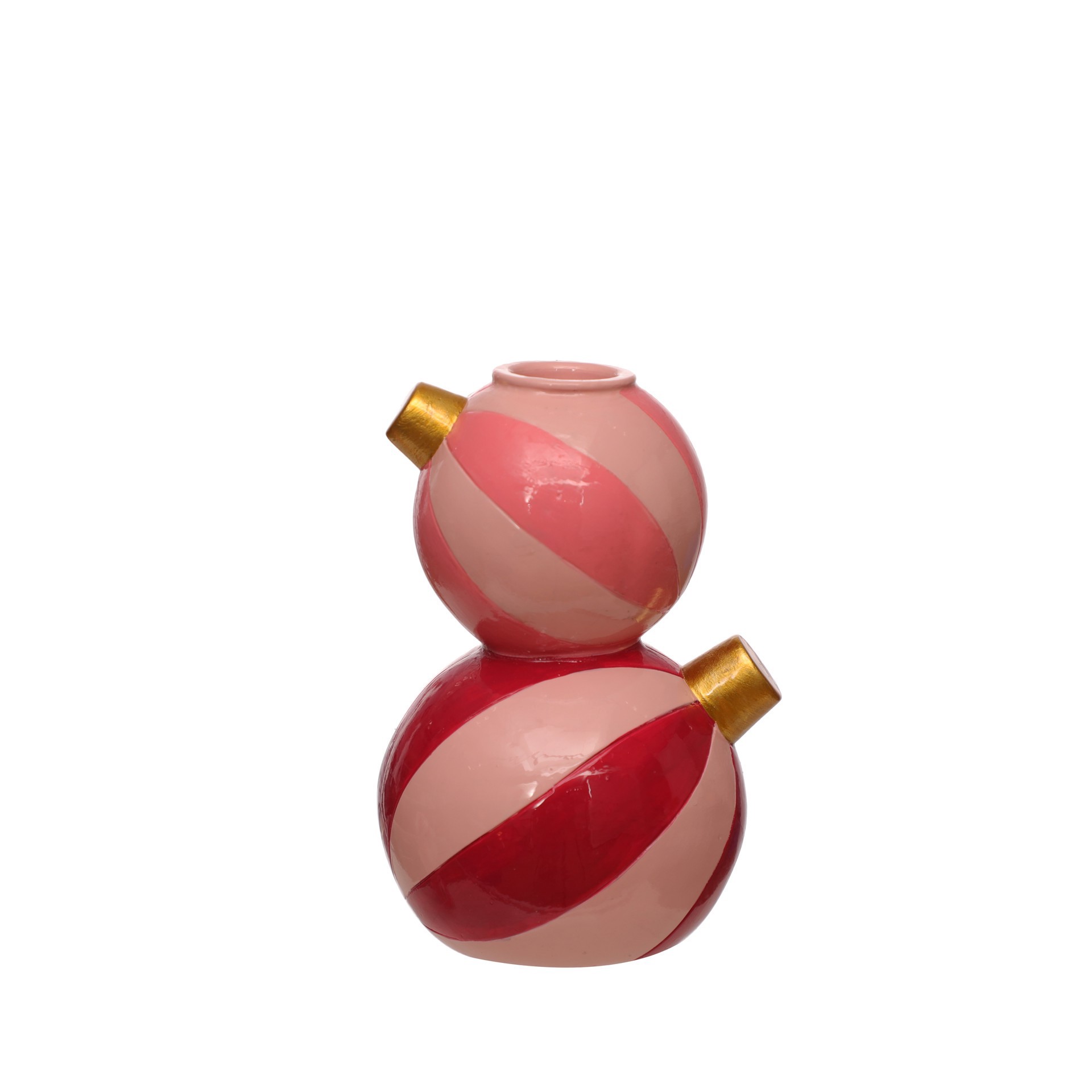 slide 2 of 3, 5.5" Ball Ornament Stack Candle Holder By Ashland, 5.5 in